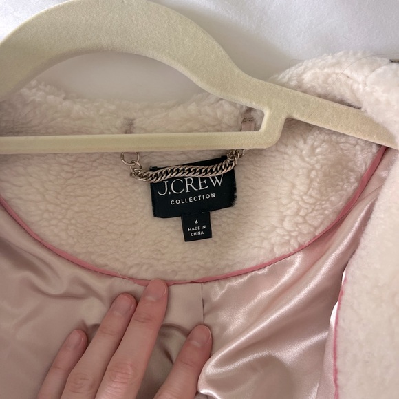 NWOT Jcrew collection lady jacket in sherpa blend - Picture 5 of 5